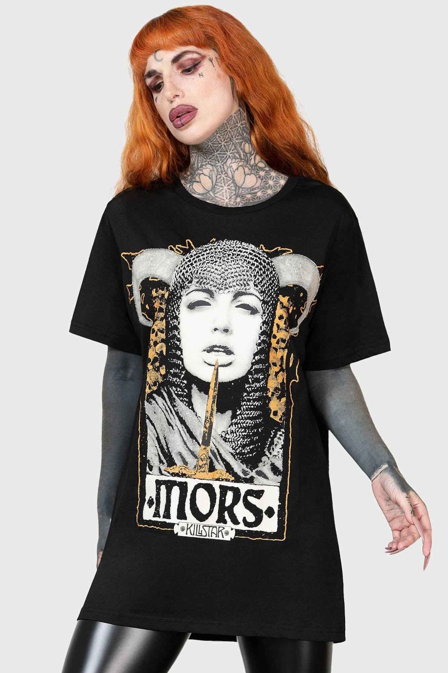 Women KILLSTAR Tops | Mors T-Shirt Black