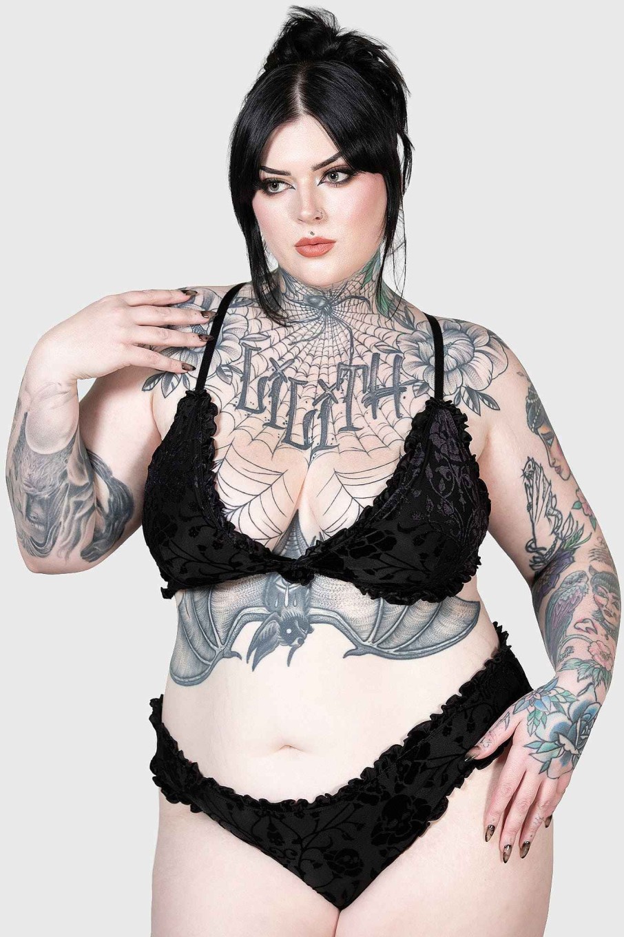 Plus KILLSTAR Intimates | Dark Fairyland Bralet [Plus] Black