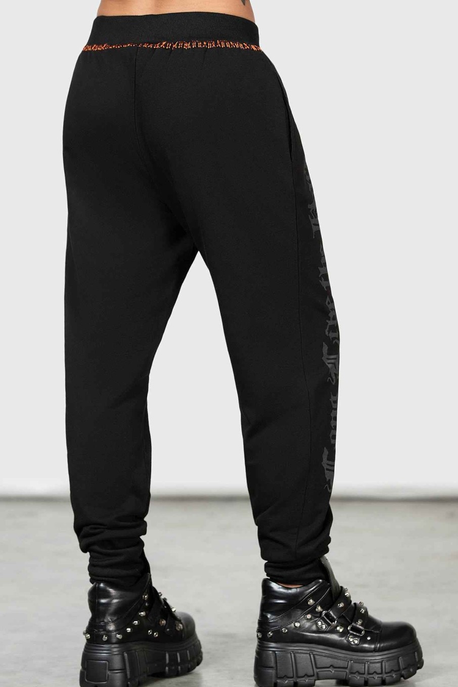 Women KILLSTAR Bottoms | Reaping Time Joggers Black