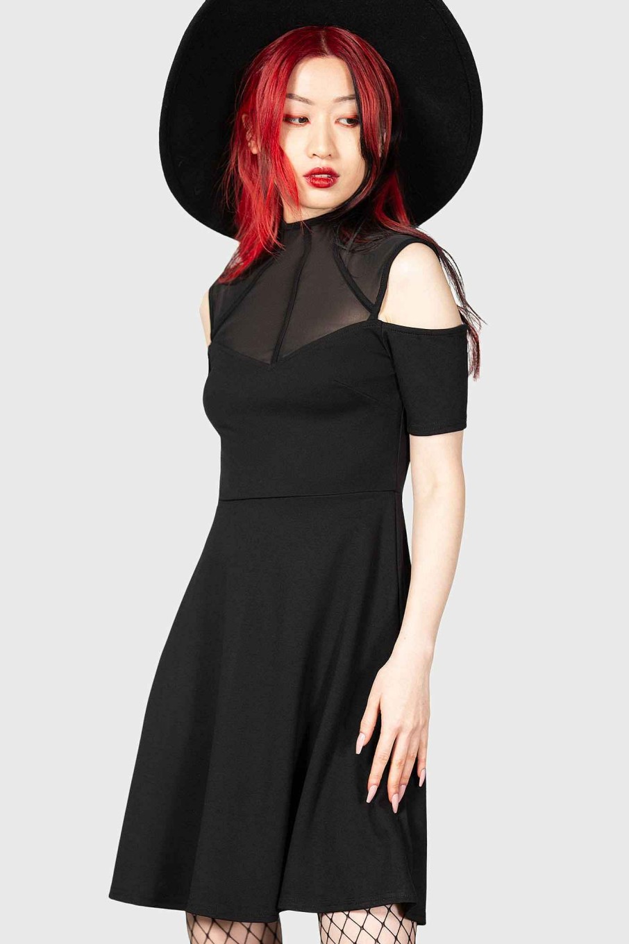 Women KILLSTAR Dresses | Astra Skater Dress Black