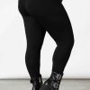 Plus KILLSTAR Bottoms | I See You Leggings [Plus] Black