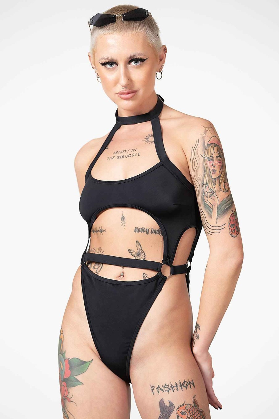 Women KILLSTAR Swimwear | Wendy Swimsuit Black