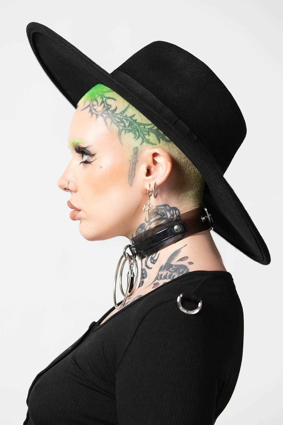 Accessories KILLSTAR Hats & Headbands | Witch Brim Hat [B] Black