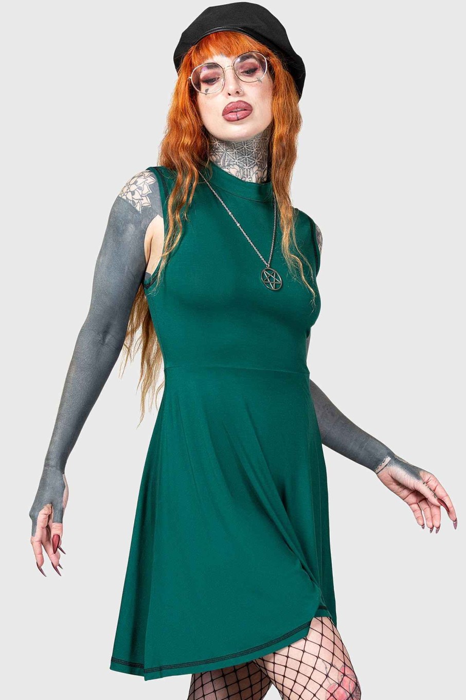 Women KILLSTAR Dresses | Mossbone Dress Green