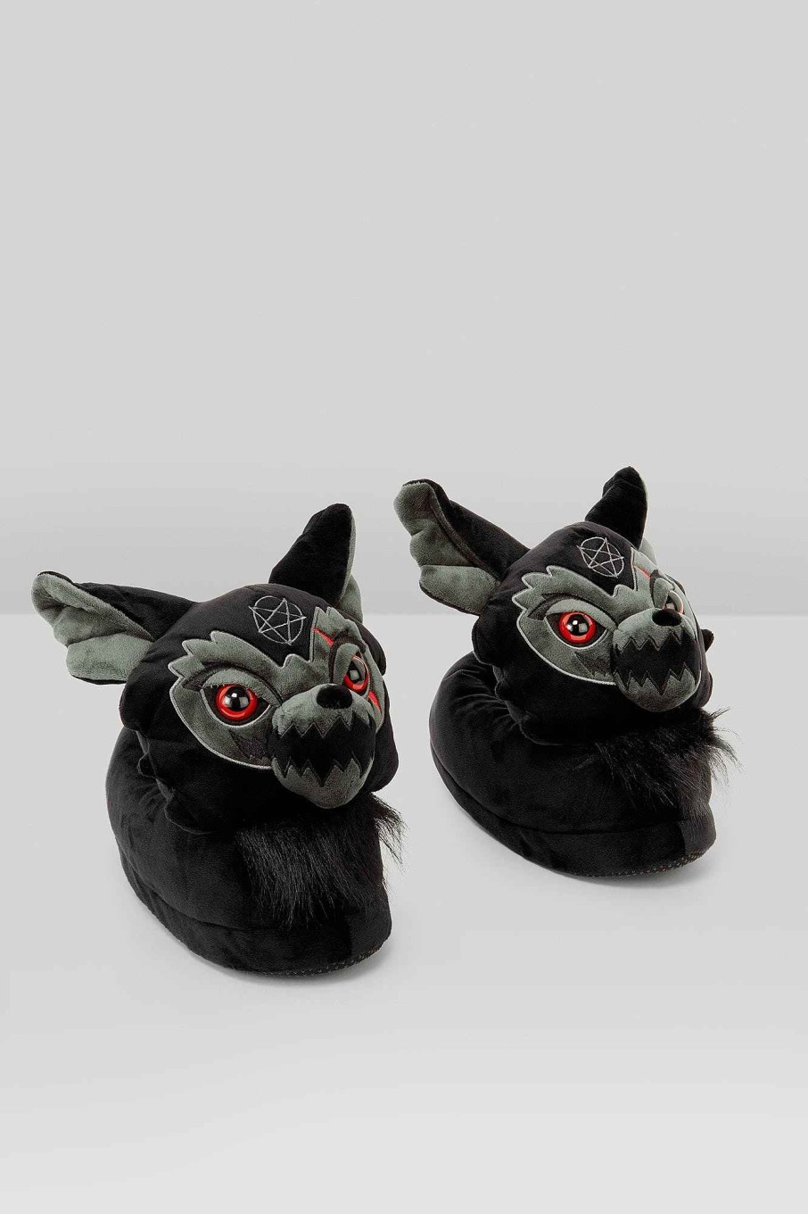 Shoes KREEPTURES | Werewolf: Fang Slippers Black