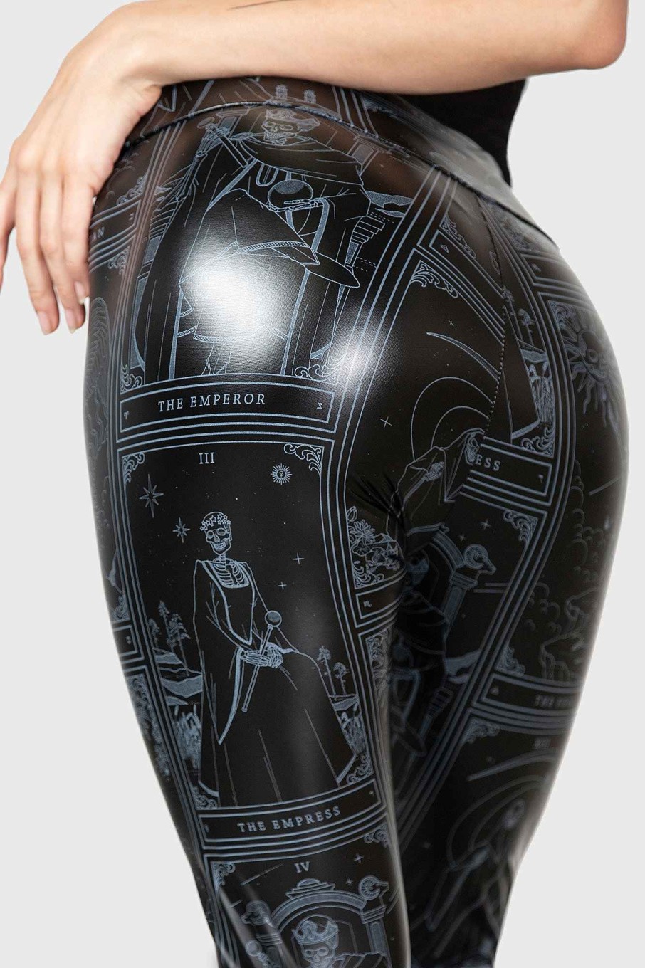 Women KILLSTAR Bottoms | Tarot Leggings Black