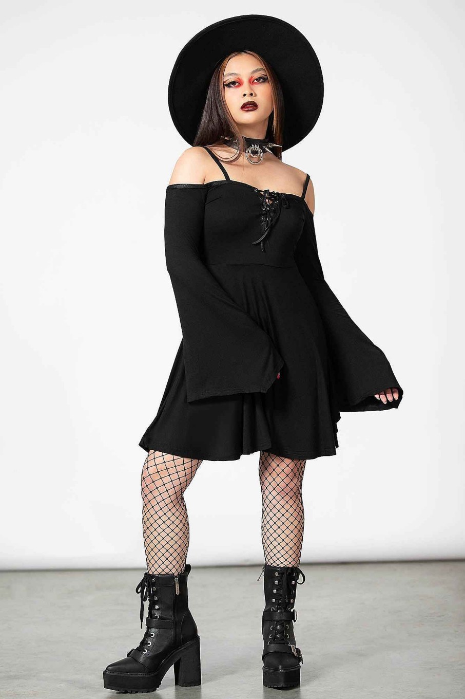 Women KILLSTAR Dresses | 4Th Dimension Dress Black