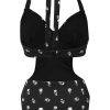 Women KILLSTAR Swimwear | Rebel Fate Swimsuit Black