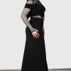 Women KILLSTAR Skirts | La Danse Maxi Skirt Black