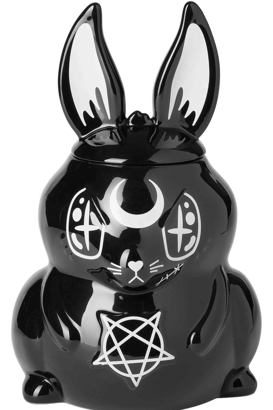 Home KILLSTAR Jars | Evil Bunny Cookie Jar Black