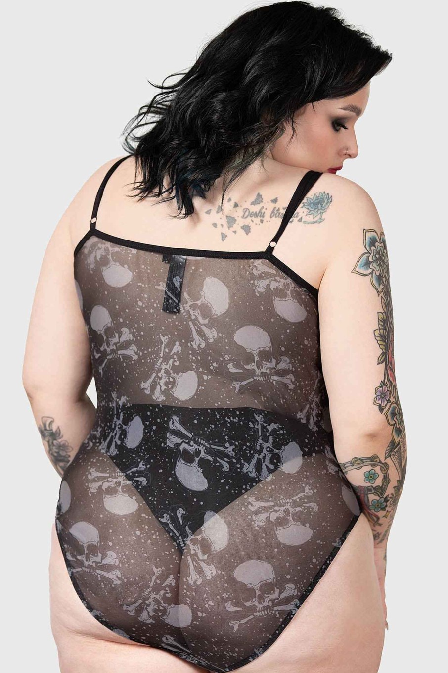 Plus KILLSTAR Intimates | Contortion Bodysuit [B] [Plus] Black