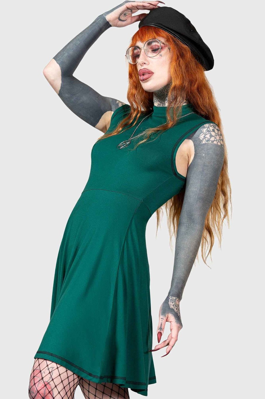 Women KILLSTAR Dresses | Mossbone Dress Green