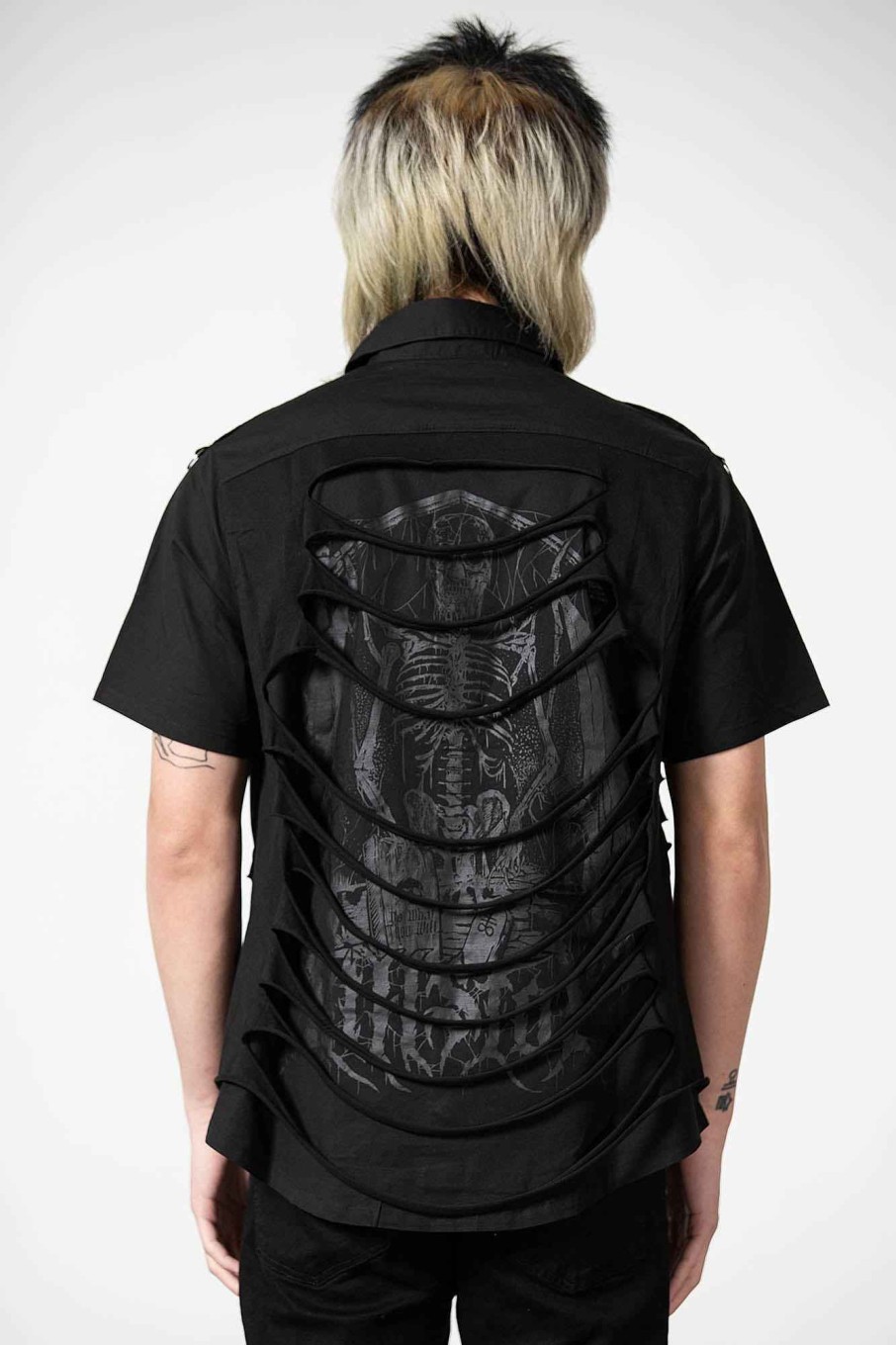 Women KILLSTAR Tops | Shayde Button-Up Shirt Black