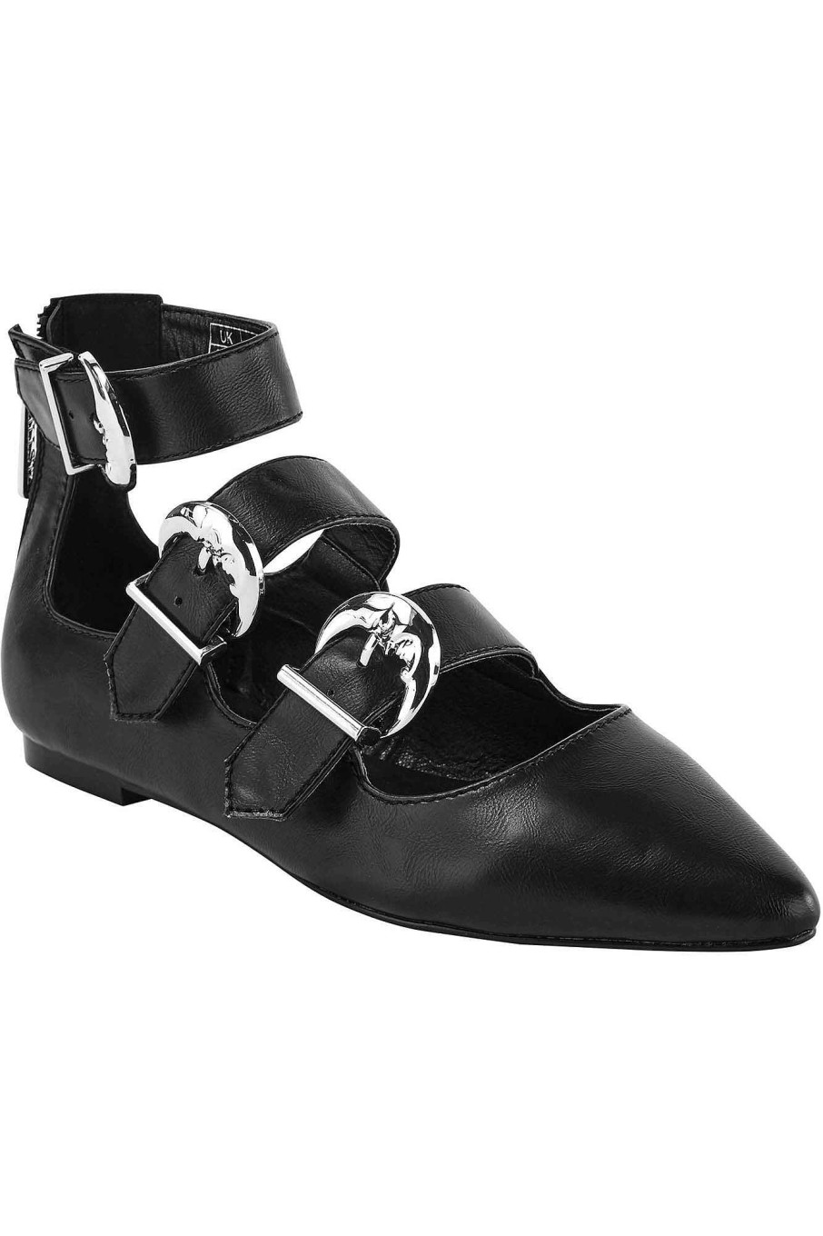 Shoes Killstar | Oracle Flats Black