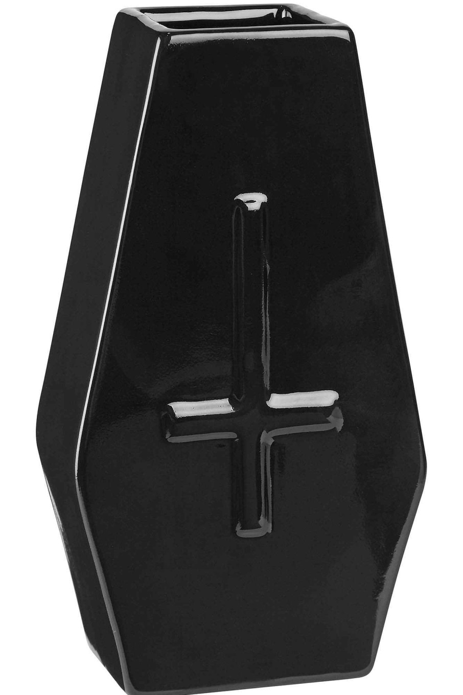 Home Killstar Decor | Coffin Large Vase Black