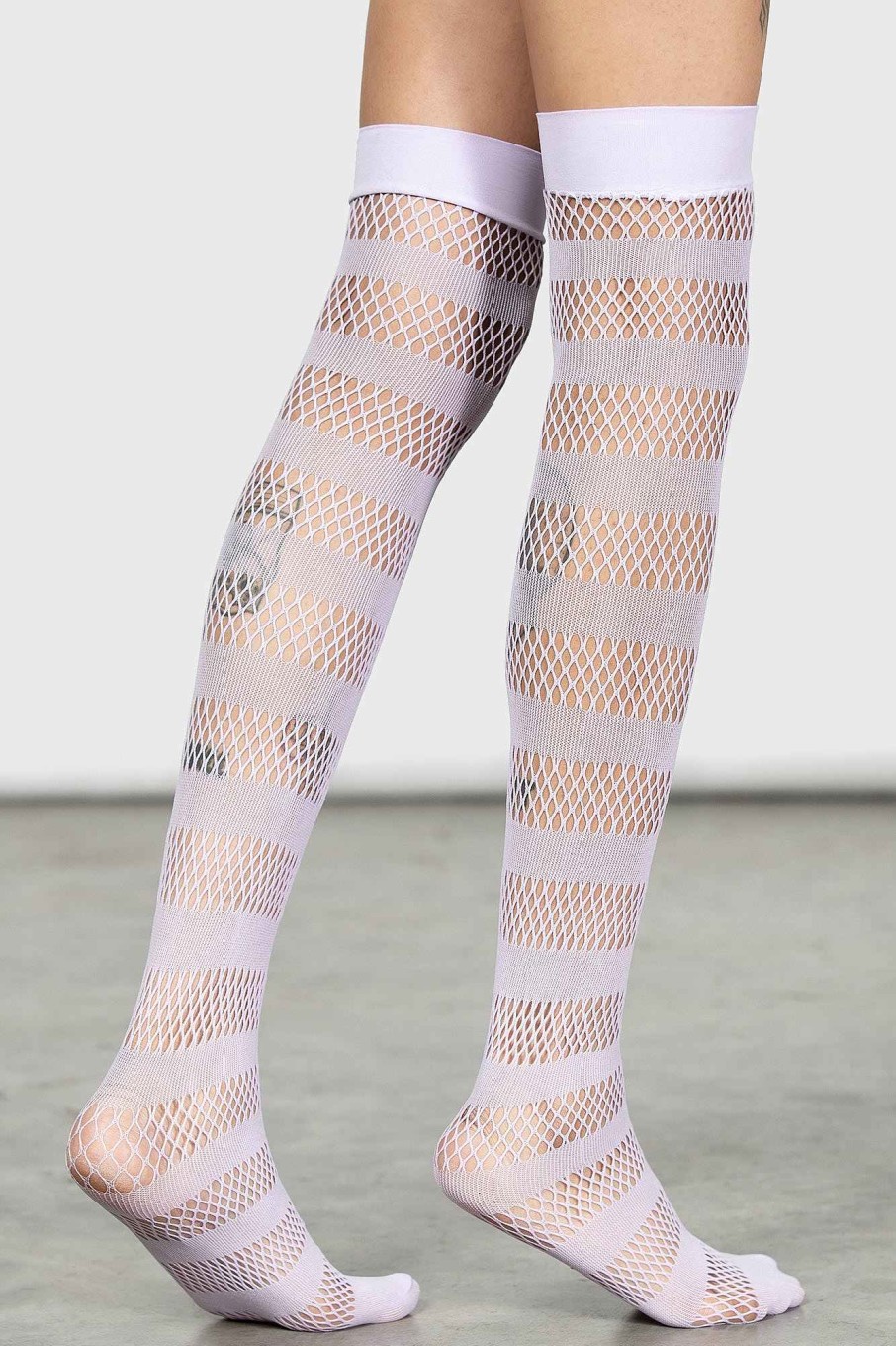 Accessories KILLSTAR Socks & Tights | Shena Fishnet Stockings [ ] Lilac