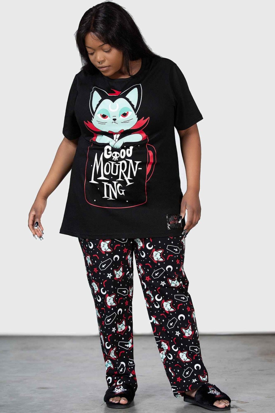 Plus KILLSTAR Loungewear | Lil Vampurr Lounge Pants [Plus] Black