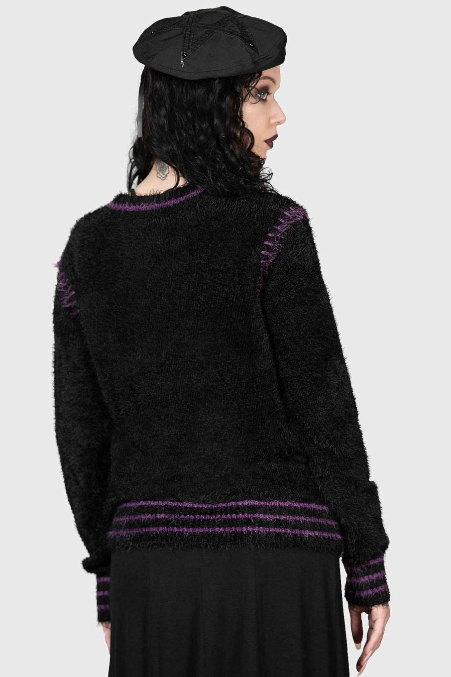 Women KILLSTAR Knitwear | Emiliana Sweater Black