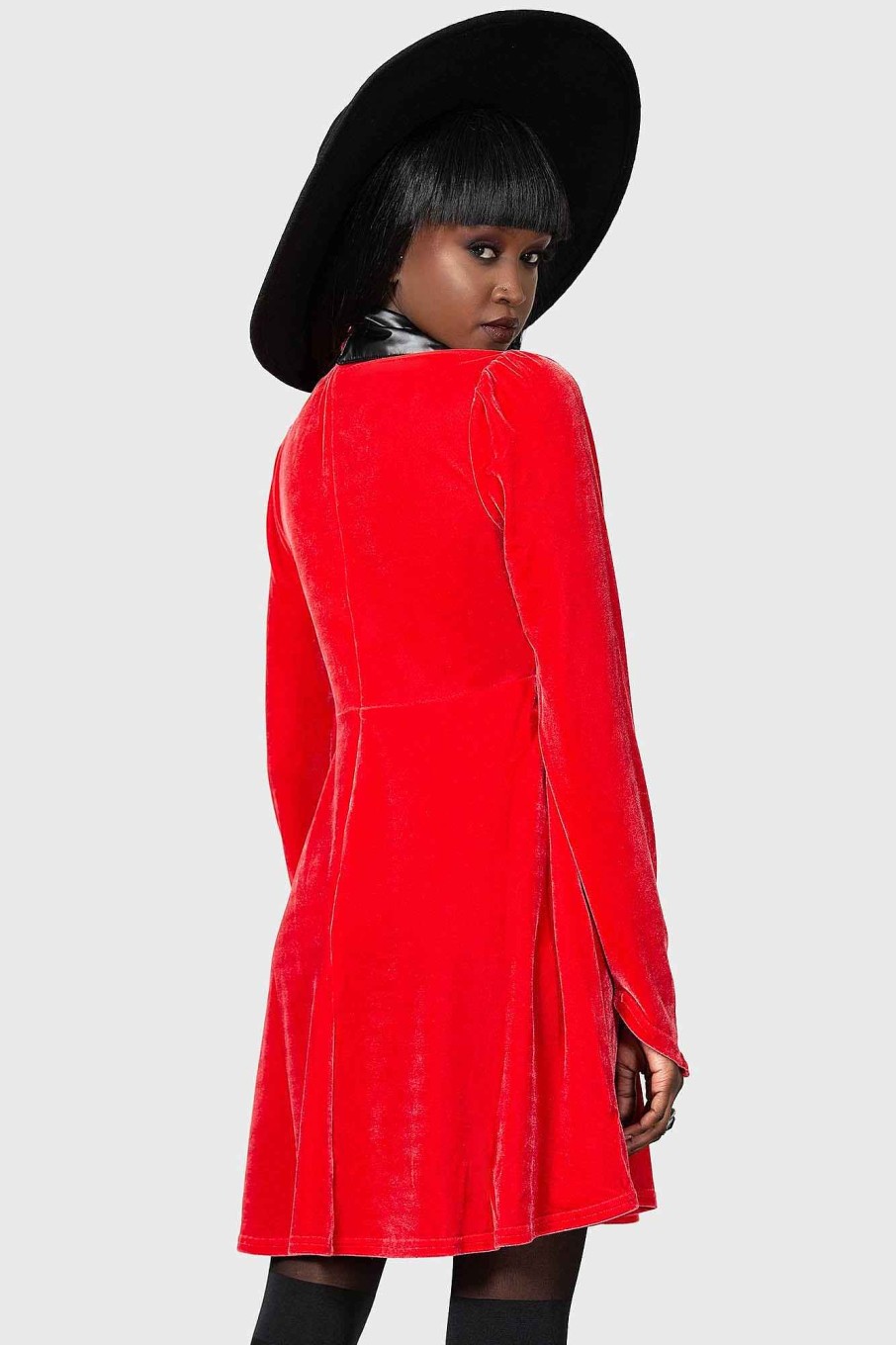 Women KILLSTAR Dresses | Cathedral Ii Skater Dress [ ] Red