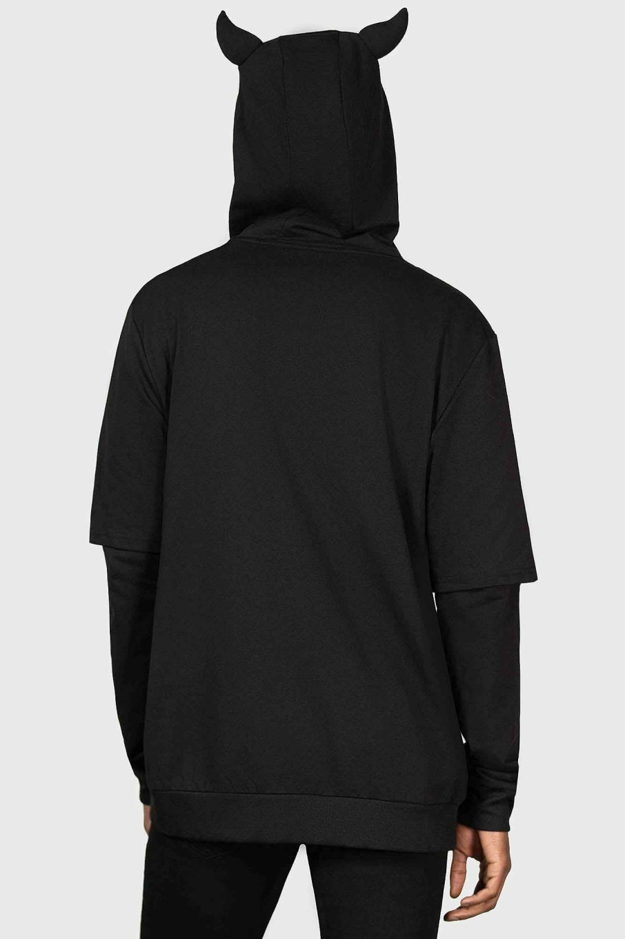 Men KILLSTAR Outerwear | Watch The Skies Hoodie Black