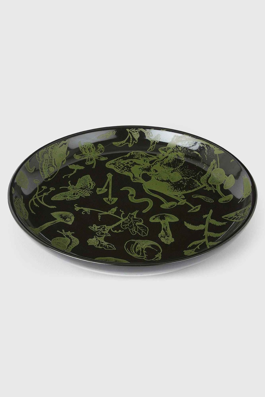 Home KILLSTAR Tableware | Cottage Core Dinner Plate Black