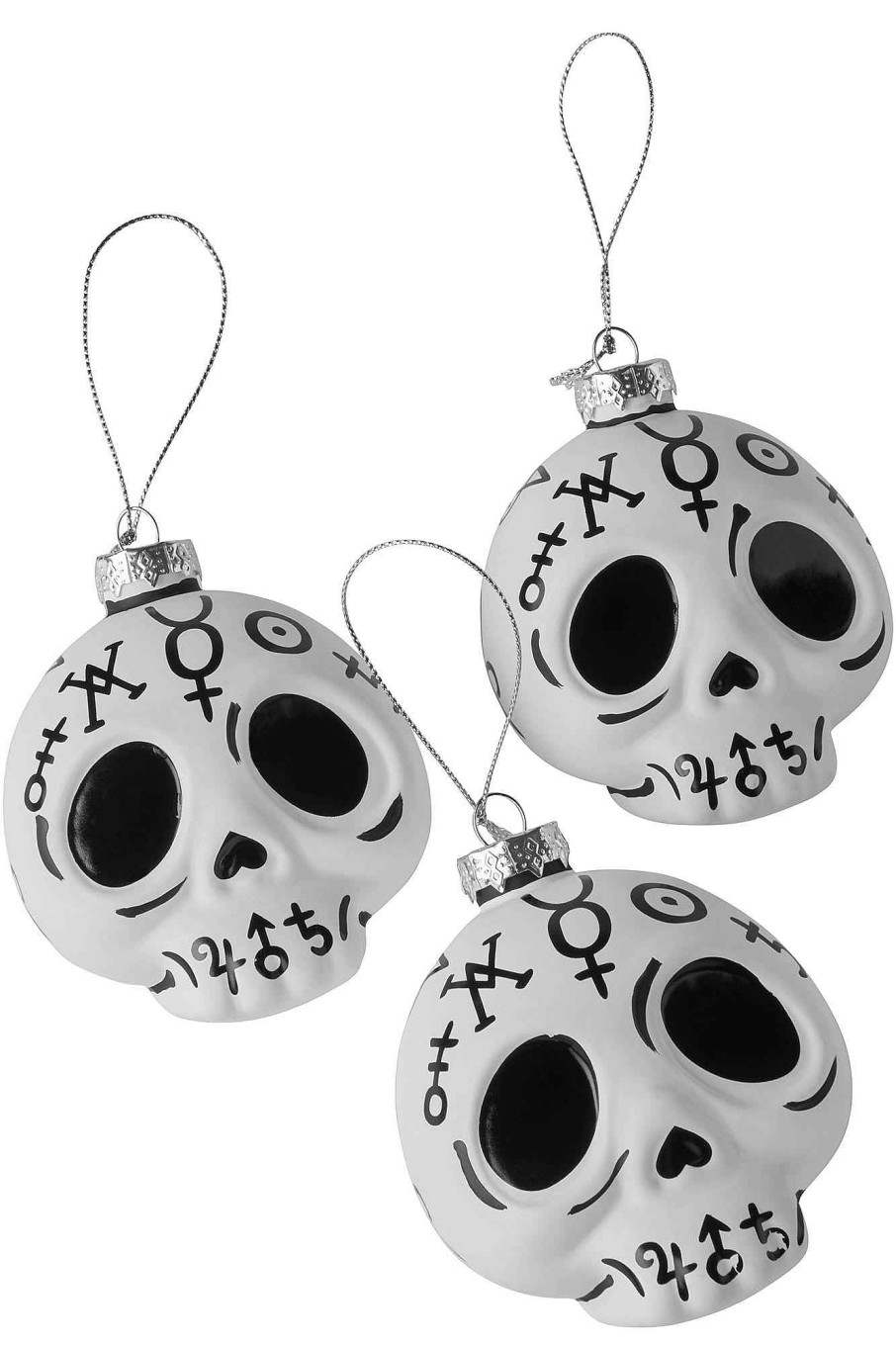 Home KILLSTAR Decor | Cranium Glass Ornament White