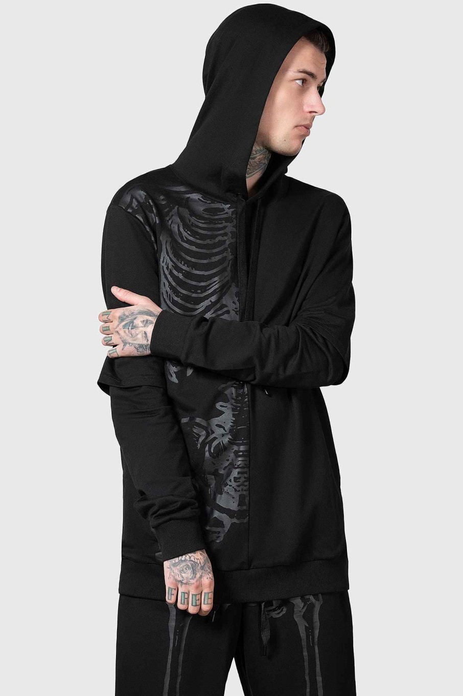 Men KILLSTAR Outerwear | Bad2The Hoodie Black