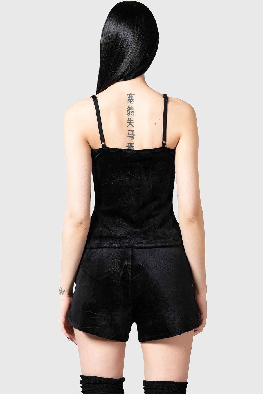 Women KILLSTAR Loungewear | Eternal Sleeper Vest Black