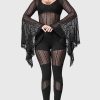 Women KILLSTAR Tops | Lorelena Bodysuit [B] Black