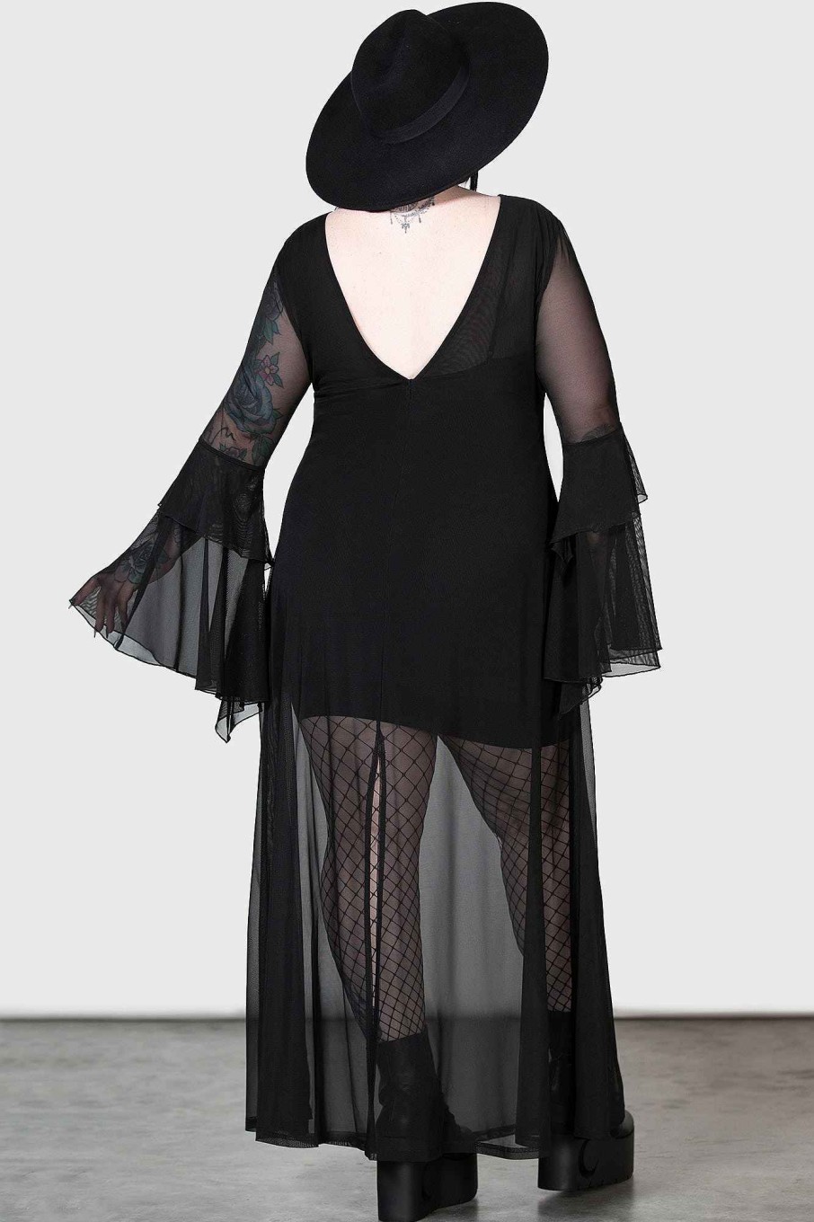 Plus KILLSTAR Dresses | Elfin Heart Maxi Dress [Plus] Black