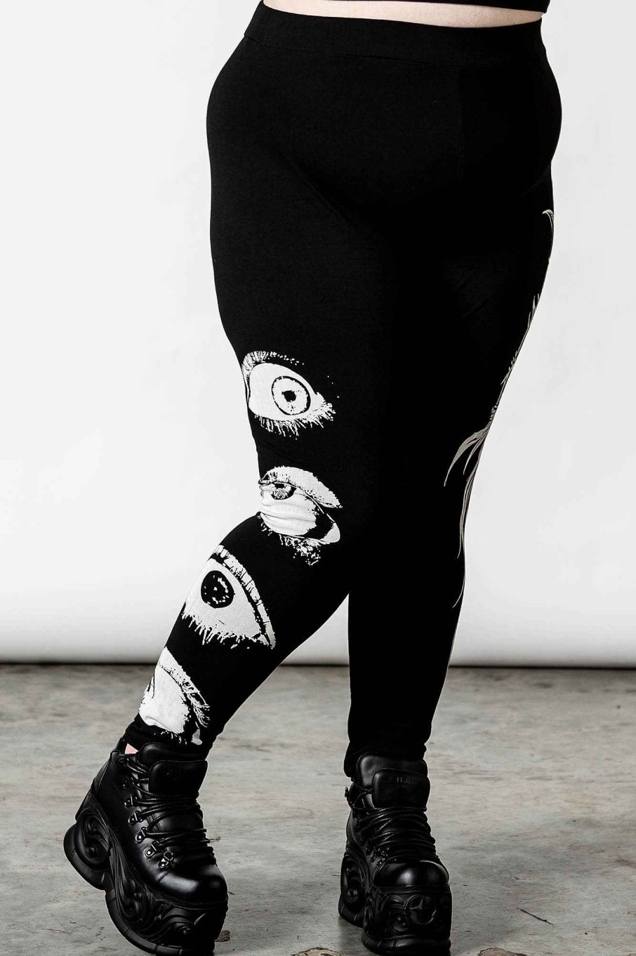 Plus KILLSTAR Bottoms | Insomnia Leggings [Plus] Black