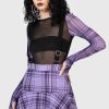 Women KILLSTAR Skirts | School Dayz Skirt Purple Tartan