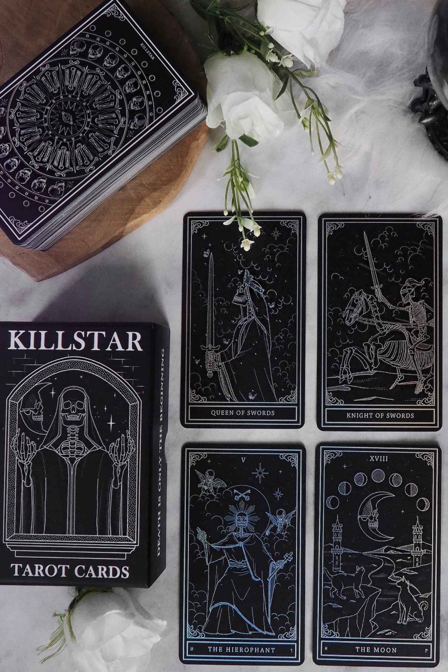 Home KILLSTAR Crystals & Divination Tools | Killstar Tarot Cards Black