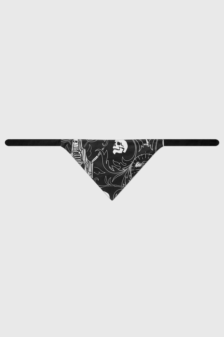 Home KILLSTAR Pets | Danse Macabre Pet Bandana Black