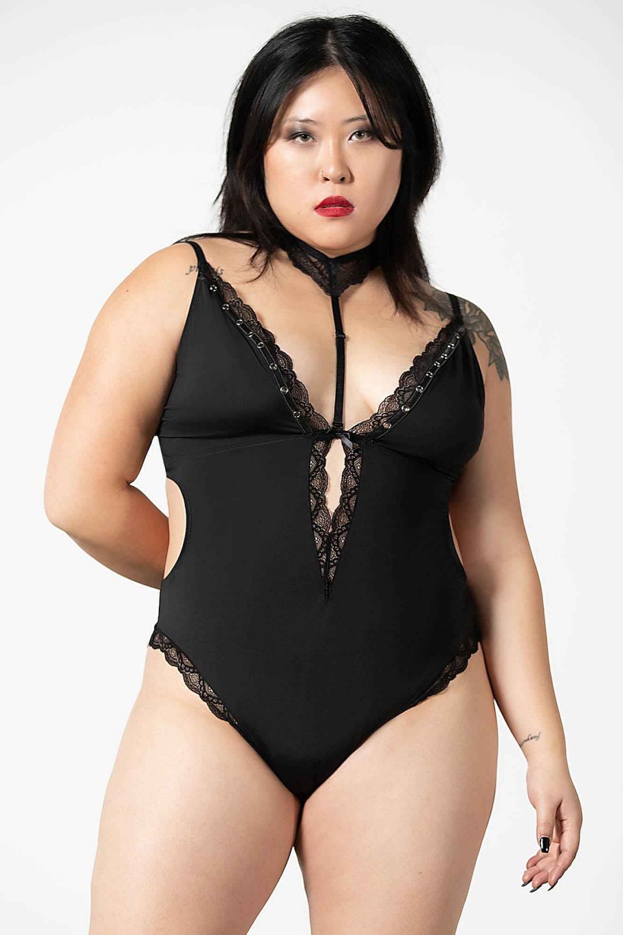 Plus KILLSTAR Intimates | Lorelei Bodysuit [Plus] Black