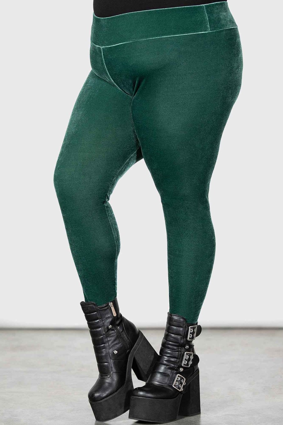 Plus KILLSTAR Bottoms | Hematite Leggings [ ] [Plus] Green