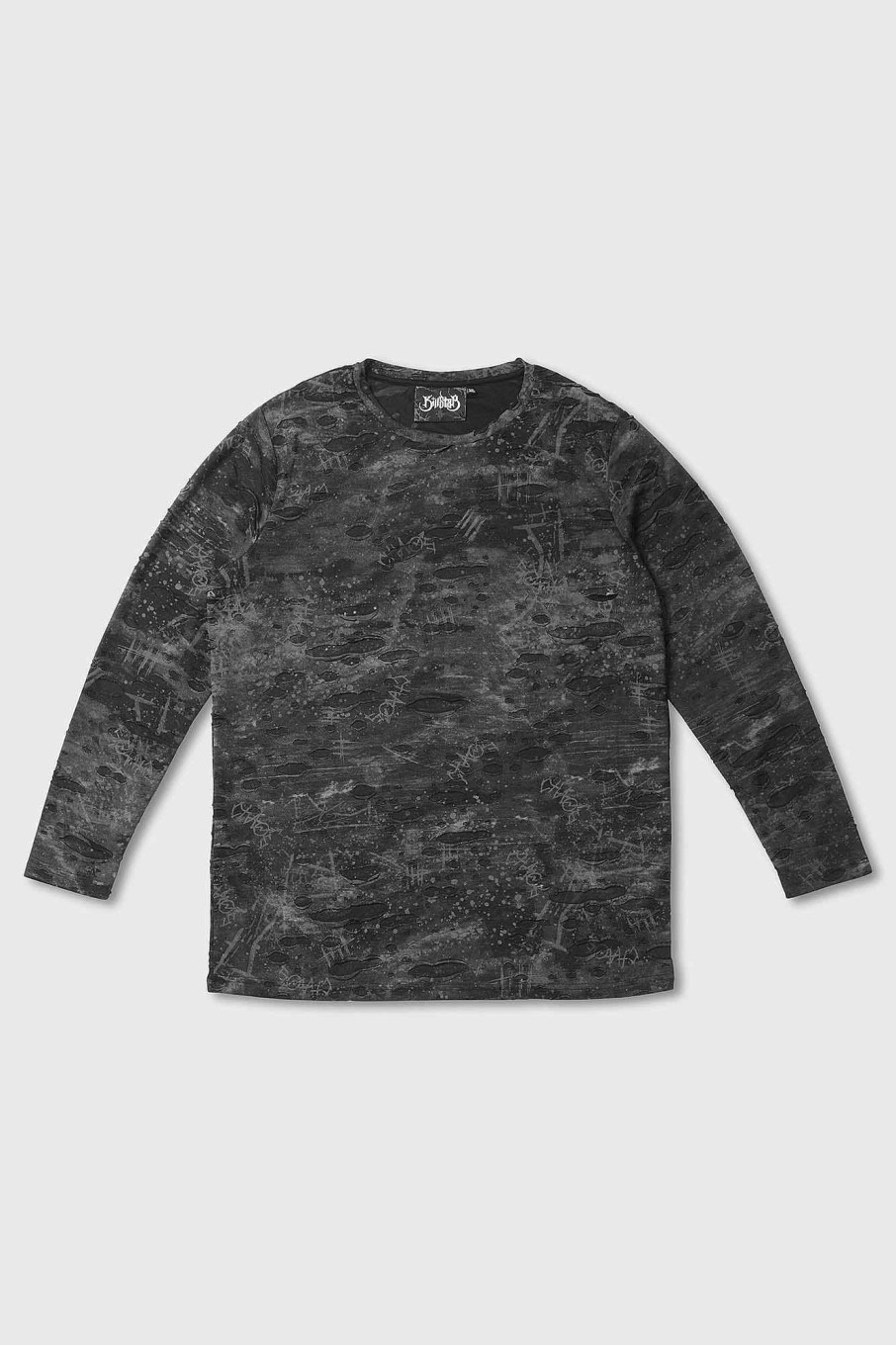 Plus KILLSTAR Tops | Andrazzi Long Sleeve Top [Plus] Black