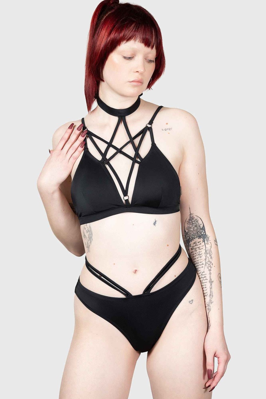 Women KILLSTAR Swimwear | Sereia Bikini Black