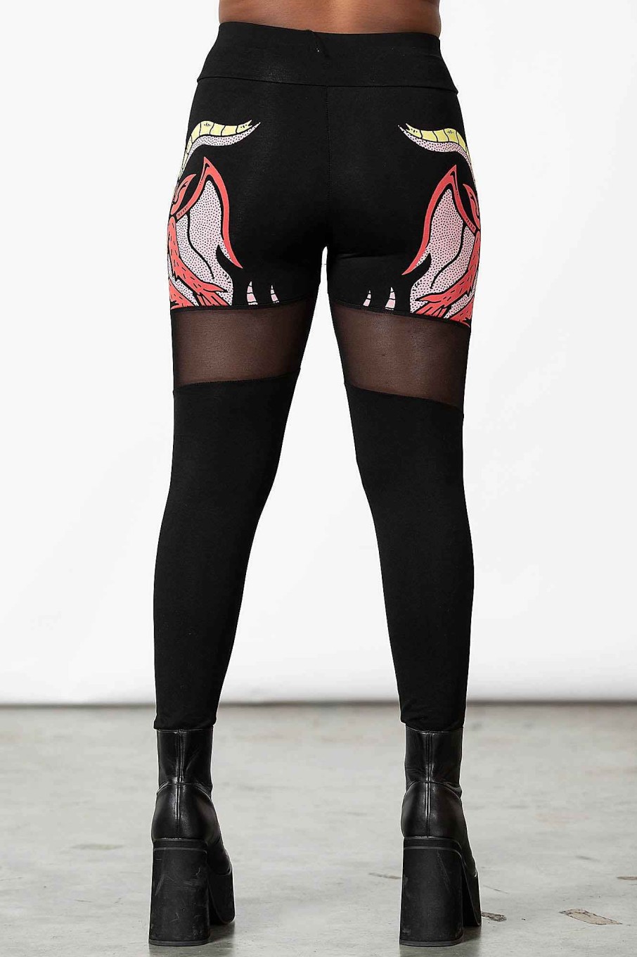 Women KILLSTAR Bottoms | Daredevil Leggings Black