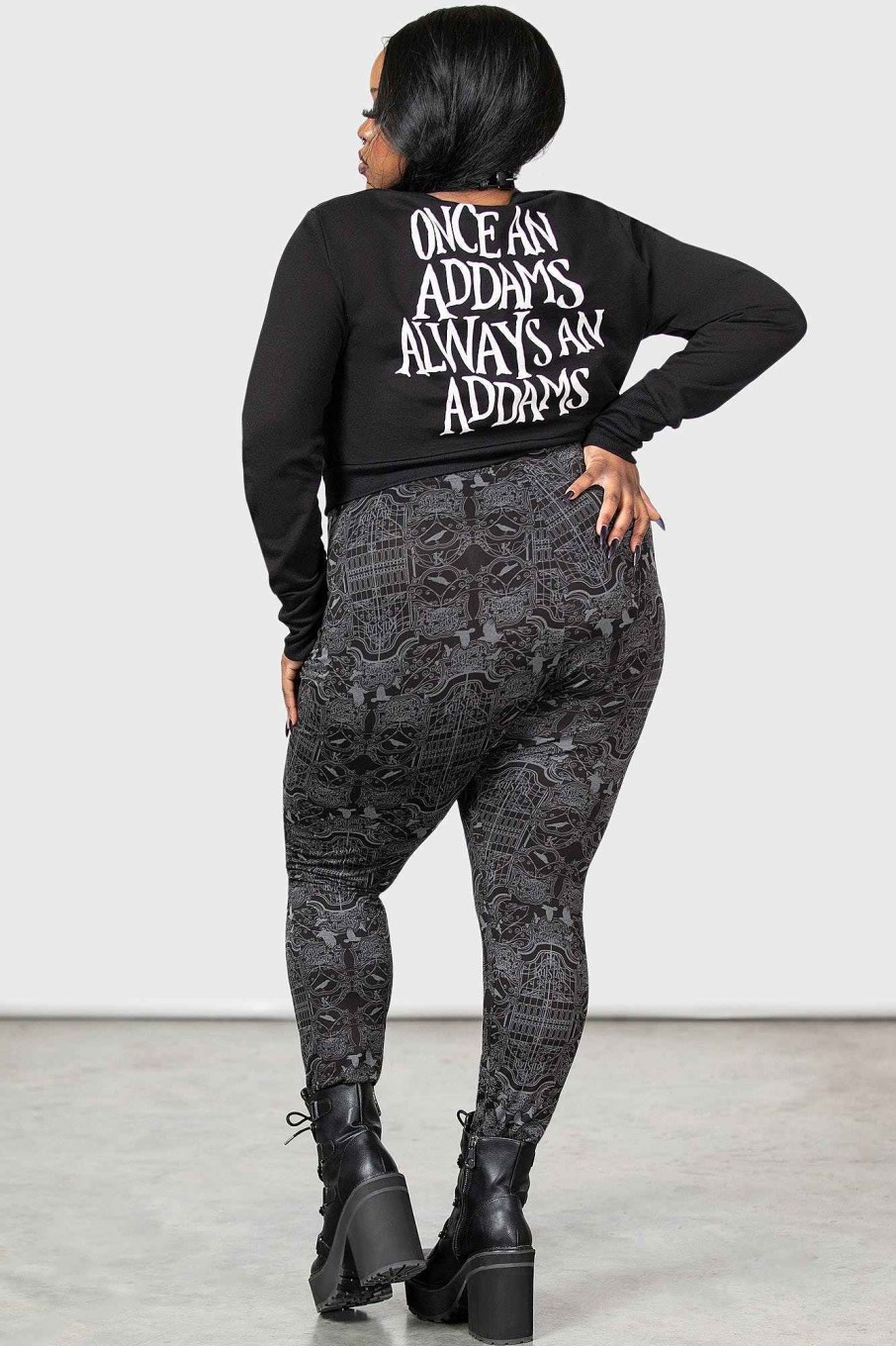 Plus MGM WEDNESDAY Bottoms | I'M Saaaorry Leggings [Plus] Black