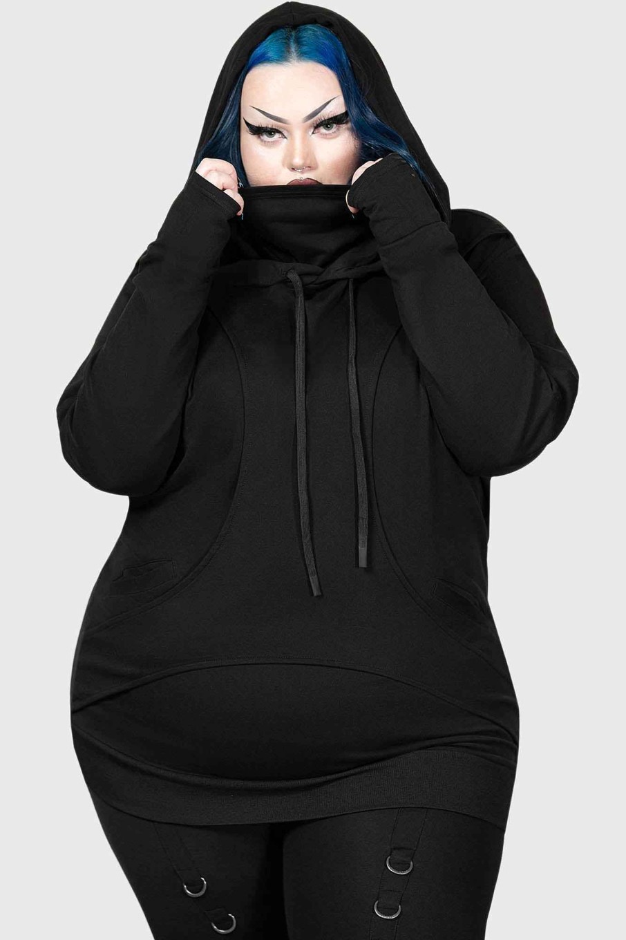 Plus KILLSTAR Outerwear | Grannus Hooded Top [Plus]