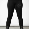 Women KILLSTAR Bottoms | Terminal Force Running Leggings Black