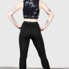 Women KILLSTAR Activity Wear | Vampyre Lunge Panelled Leggings Black