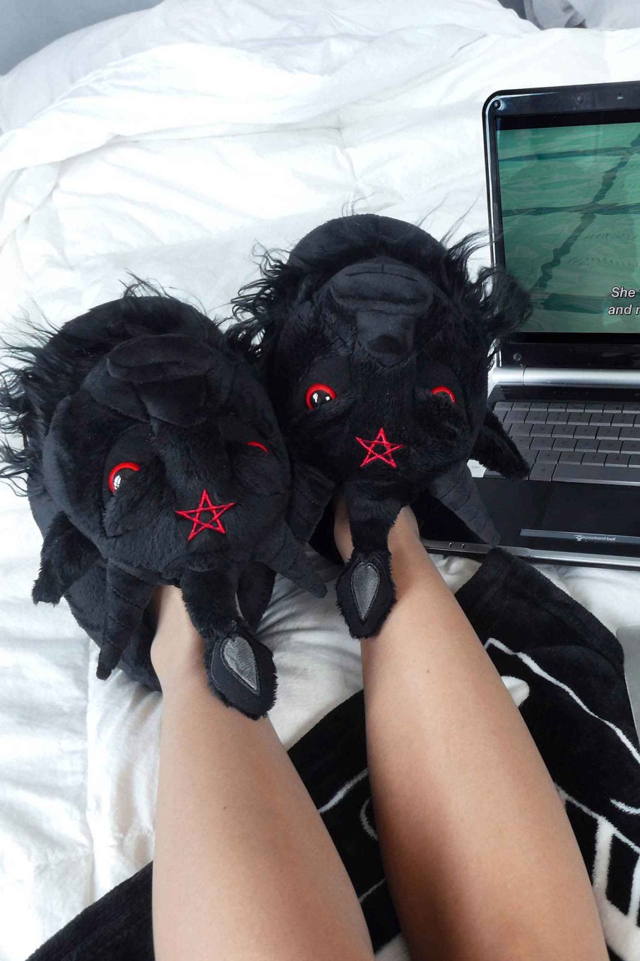 Shoes KREEPTURES | Dark Lord Slippers Black