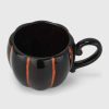 Home KILLSTAR Cups & Mugs | Pumpkin Mug With Lid Black