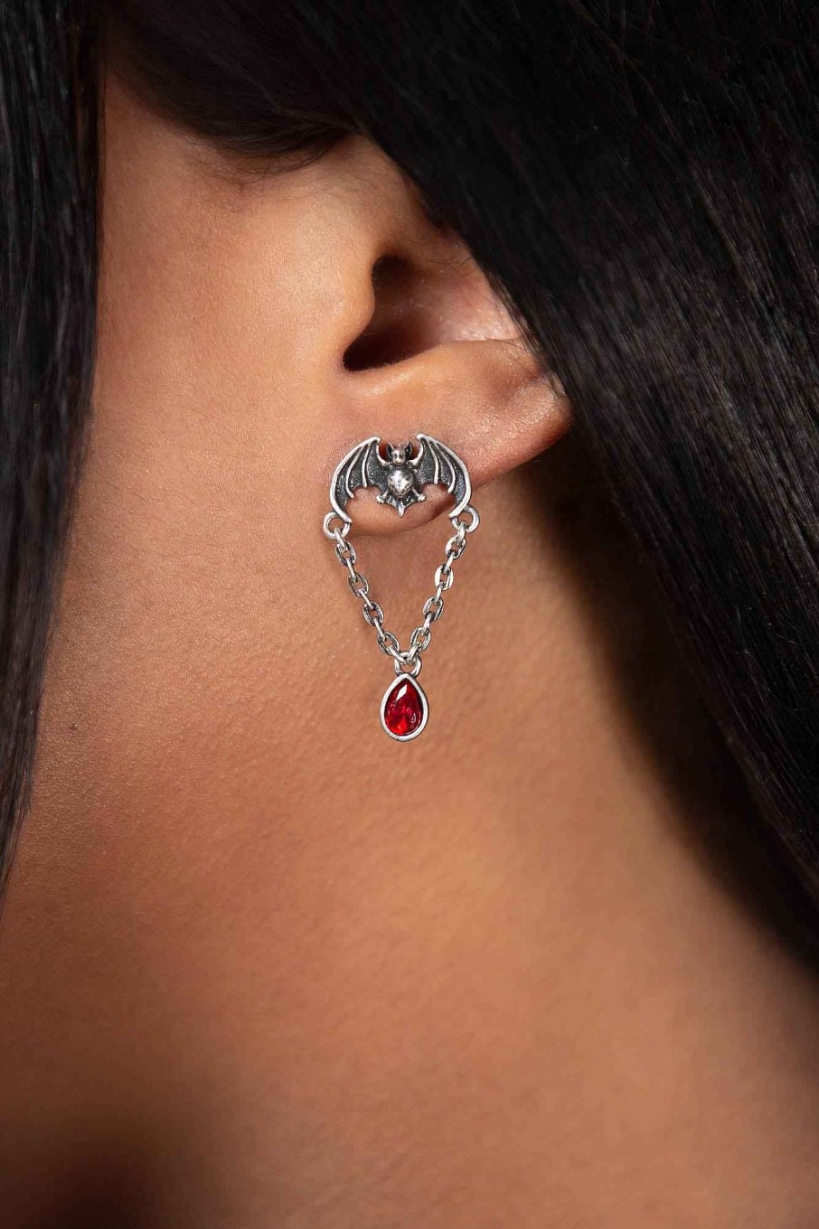 Accessories KILLSTAR Earrings | Vamp Bat Earrings [ ] Red