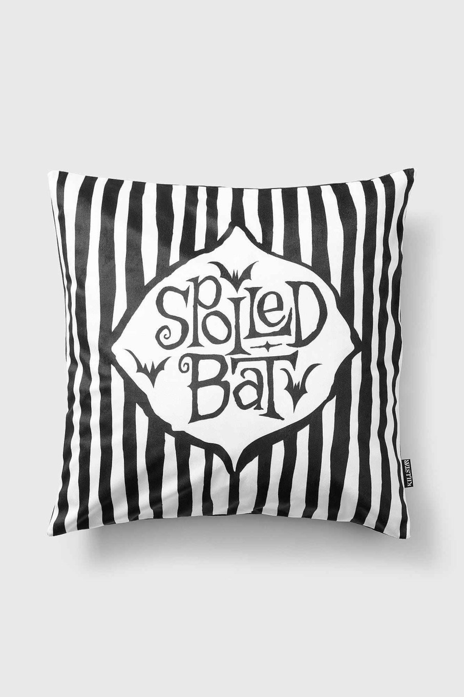 Home KILLSTAR Decor | Spoiled Bat Cushion Cover Black/White