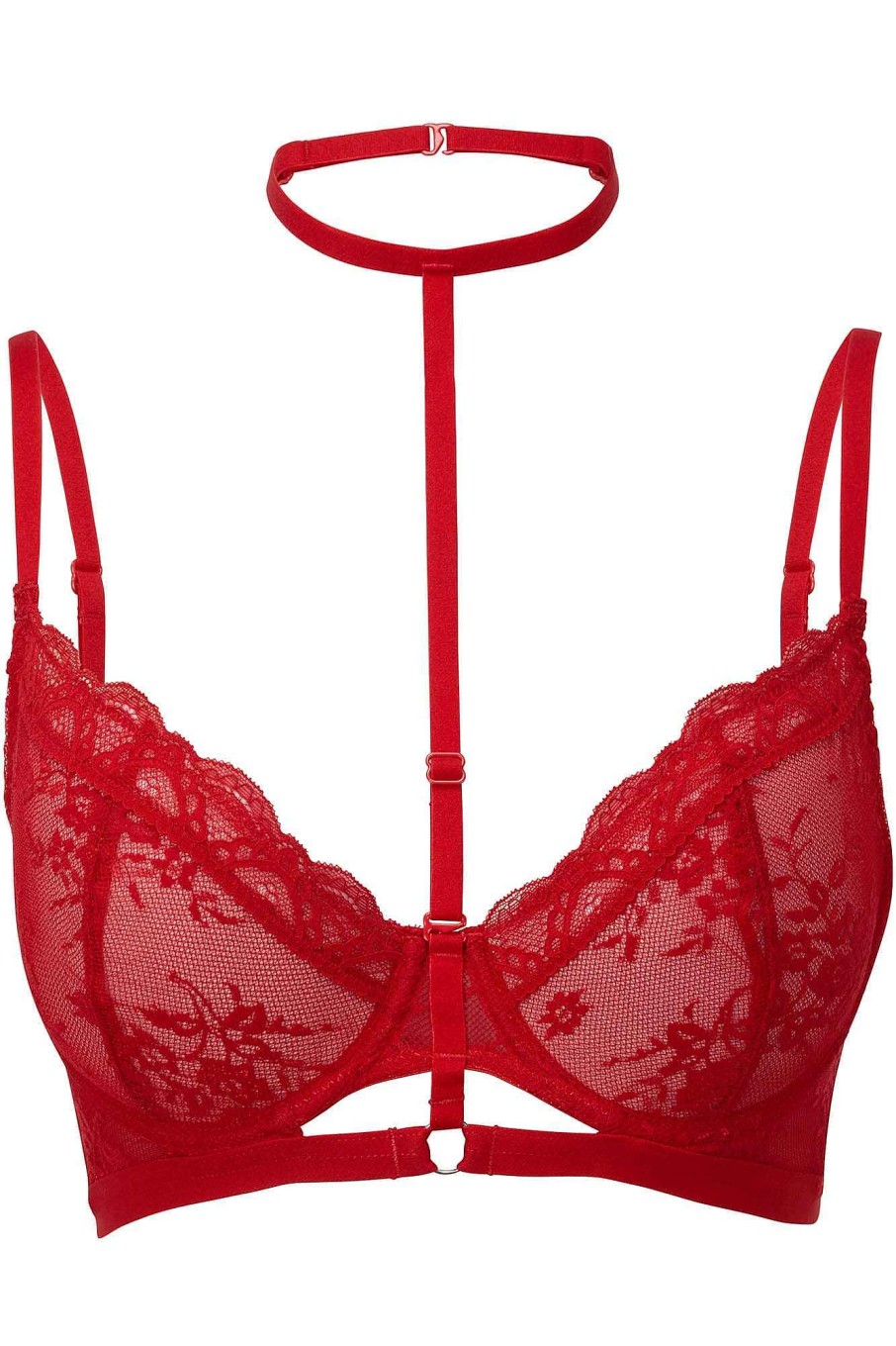 Women KILLSTAR Intimates | Sheer Evil Bra [Scarlet] Red