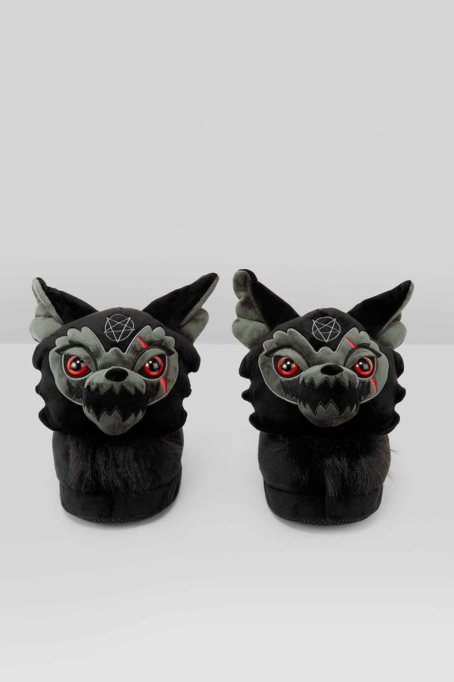 Shoes KREEPTURES | Werewolf: Fang Slippers Black