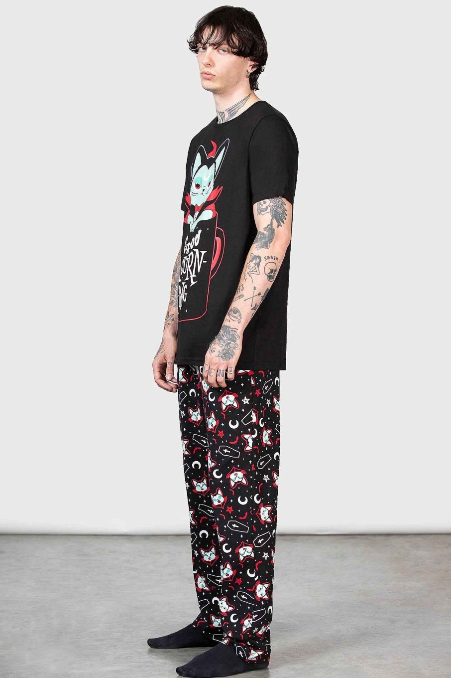 Men KILLSTAR Loungewear | Lil Vampurr Lounge Pants Black